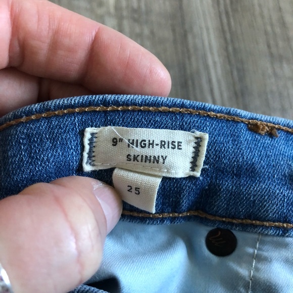 Madewell 9” High-Rise Skinny Jeans. - Picture 8 of 8